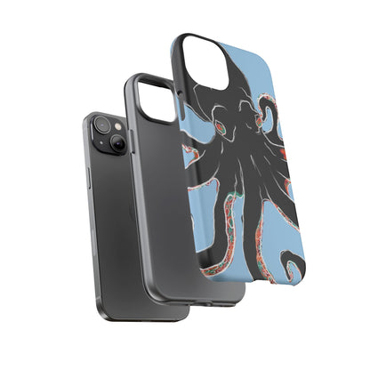 Octopus Tough Phone Case, Sea Creature Design, Ocean Lover Gift, Unique Phone Cover, Underwater Artwork