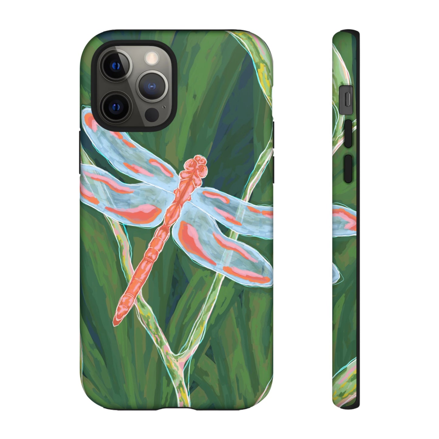 Dragonfly Phone Case, Tough Cases for Nature Lovers, Unique Phone Cover, Eco-Friendly Gift, Colorful Protection