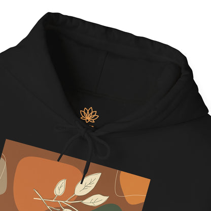 Botanical Design Unisex Hoodie, Cozy Sweatshirt for Nature Lovers, Gift for Friends, Autumn Fashion, Comfortable Casual Wear