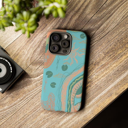 Whimsical Phone Case with Artistic Ocean Design, Floral Phone Cover, Unique Gift for Nature Lovers, Eco-Friendly Cell Accessories, [...]