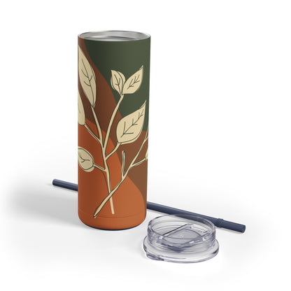 Autumn Leaves Tumbler, Fall Travel Mug, Eco-Friendly Drinkware, Perfect for Gifts, Seasonal Decor, 20oz Skinny Cup