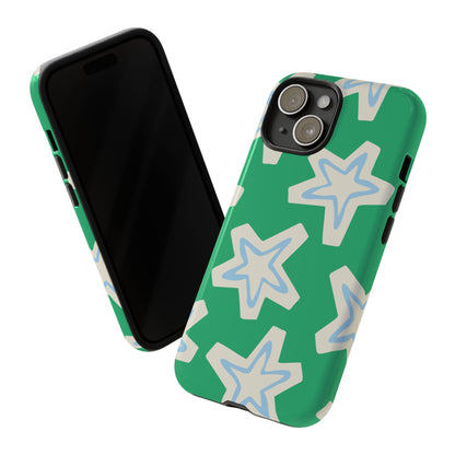 Retro Star Pattern Phone Case | Tough Cases, Colorful Cover for Phones, Phone Accessories, Gift for Her, Trendy Cases