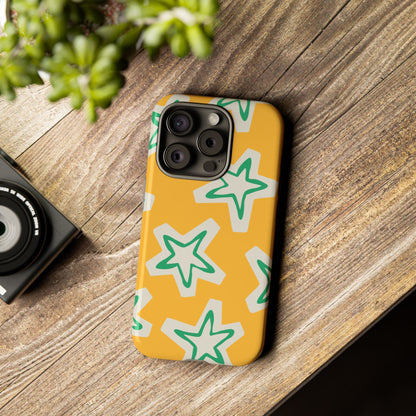 Retro Star Pattern Phone Case | Tough Cases, Colorful Cover for Phones, Phone Accessories, Gift for Her, Trendy Cases