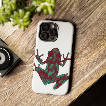 Frog Phone Case, Tough Cases, Eco-Friendly Phone Accessories, Unique Gifts for Nature Lovers, Cute Frog Design