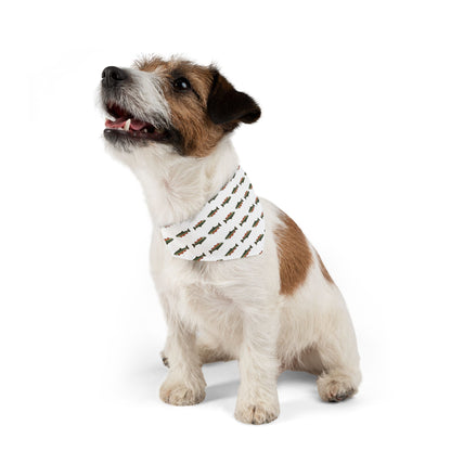 Fishing-Themed Pet Bandana Collar for Dog Lovers, Dog Accessory, Pet Fashion, Outdoor Adventure, Gift for Pet Owners
