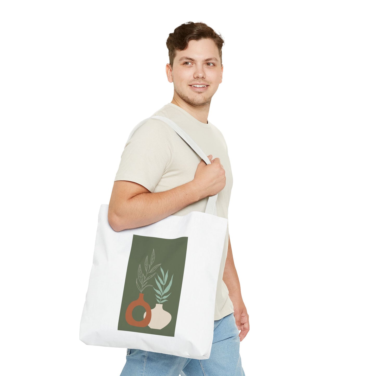 Stylish AOP Tote Bag, Eco-Friendly Shopping Bag, Reusable Carryall, Art Print Handbag, Gift for Her