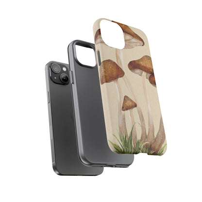 Mushroom Phone Case - Nature Lover, Eco-Friendly Gift, Cute Cell Phone Cover, Aesthetic Tech Accessory, Unique Fall Decor, Artsy Phone Cases, Cute, Gift for Her, Nature-inspired Designs, Durable Cases