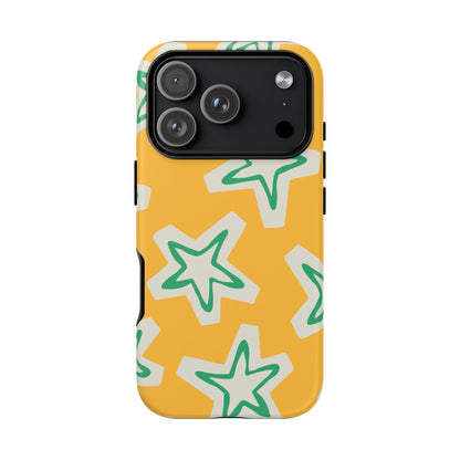 Retro Star Pattern Phone Case | Tough Cases, Colorful Cover for Phones, Phone Accessories, Gift for Her, Trendy Cases
