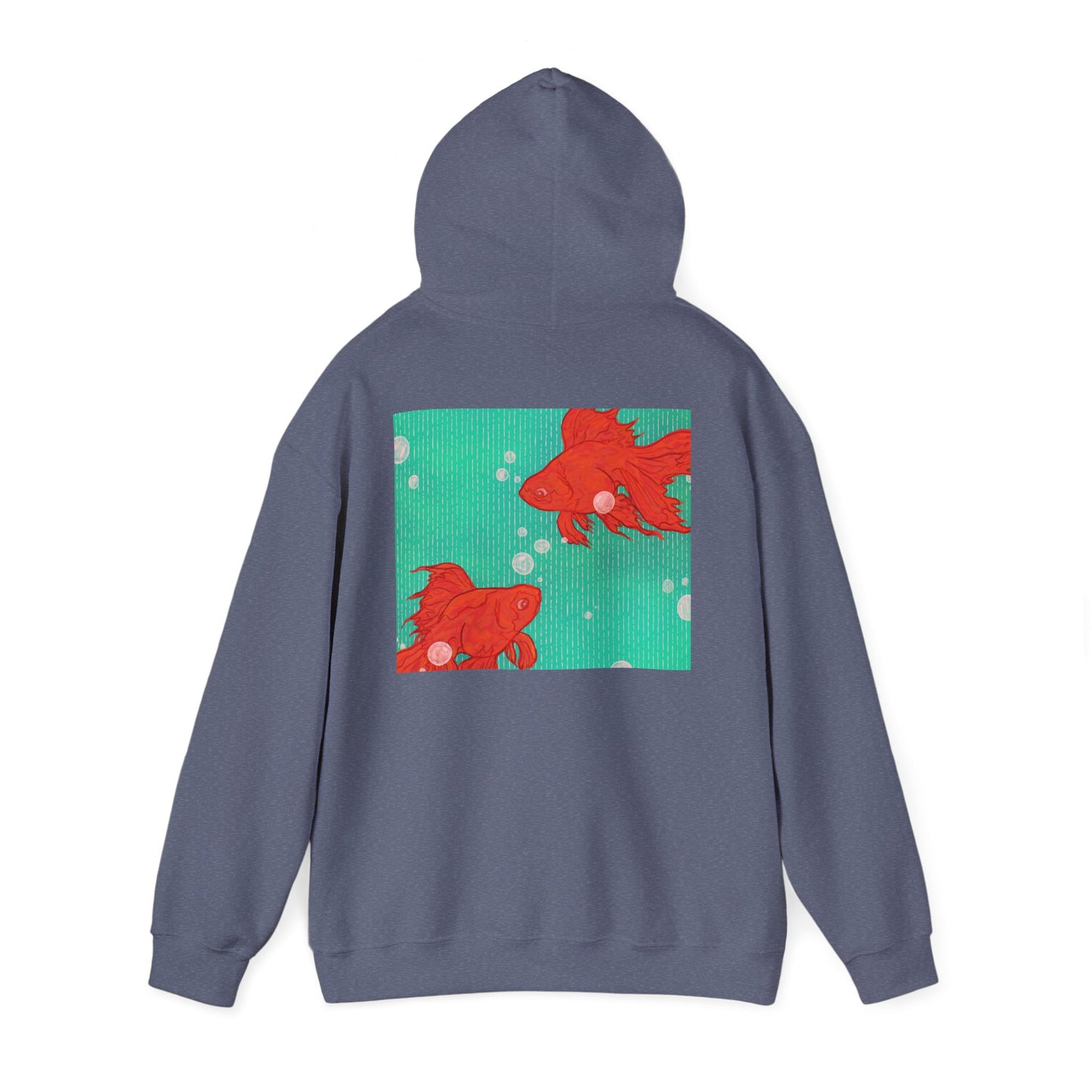 Colorful Goldfish Hoodie, Unisex Sweatshirt, Cozy Everyday Wear, Perfect for Gifts, Fun Fashion for Animal Lovers, Vibrant Pullover