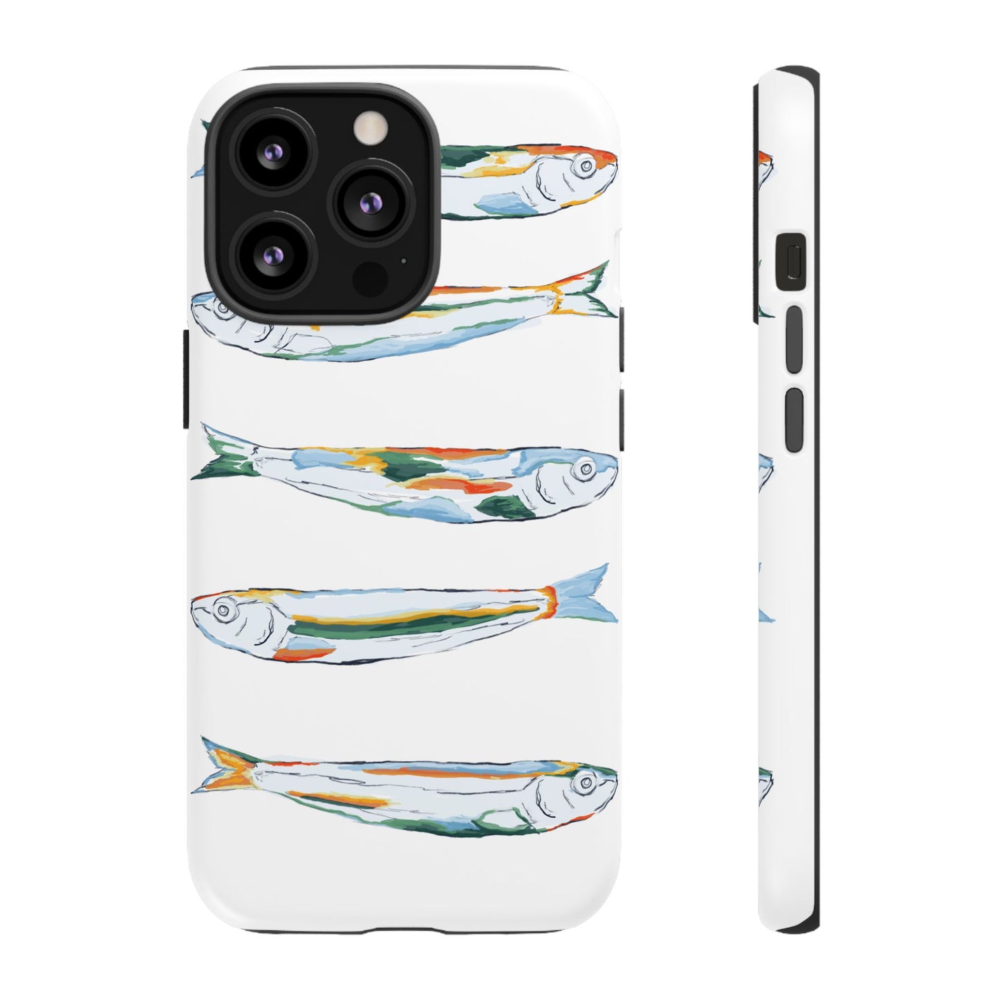 Tough Cases – Artistic Fish Design Phone Case, Unique Gift for Aquatic Lovers, Perfect for Birthdays, Holidays, and Everyday Use, Quirky Cases, Fun Phone Cases