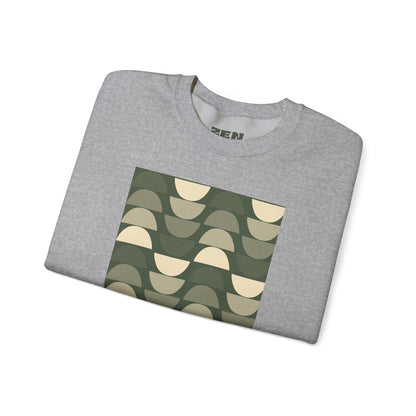 Stylish Geometric Crewneck Sweatshirt for Relaxed Vibes, Cozy Layer, Unisex Fashion Piece, Perfect Gift for Art Lovers, Casual Wear