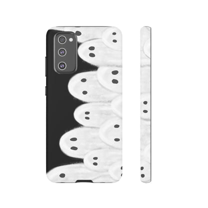 Painted Ghosts Phone Case | Ghostly Tough Phone Case for Spooky Style, Halloween Gift, Phone Cover, Ghost Theme, Unique Accessory, Spooky Season, Viral Painted Ghosts Inspired Design