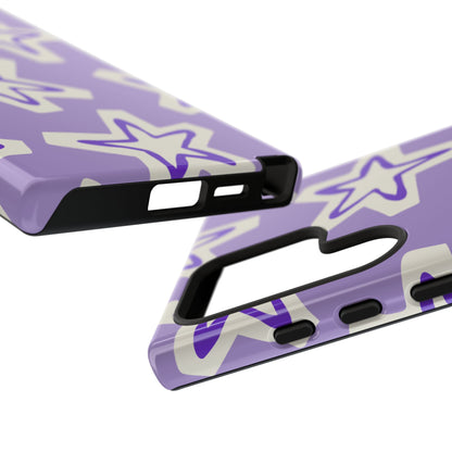 Starry Pattern Phone Case, Cute Star Design, Tough Phone Cover, Gifts for Her, Stylish Phone Accessory