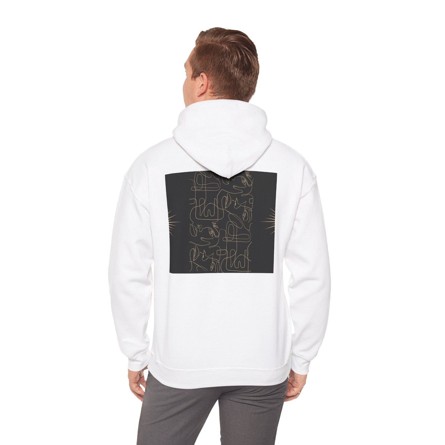 Lotus Design Hooded Sweatshirt, Unisex Hoodie, Cozy Fashion, Yoga Gift, Spiritual Apparel, Meditation Wear, Gift for Him, Gift for Her, Fall Crewneck, Autumn Vibes