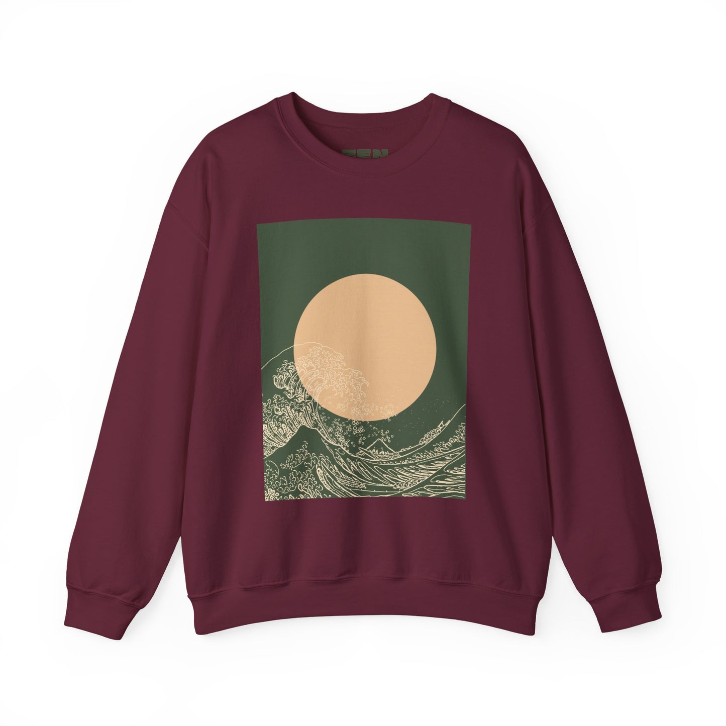 Nature-Inspired Unisex Crewneck Sweatshirt, Cozy Casual Wear, Gift for Outdoor Lovers, Perfect for Fall and Winter