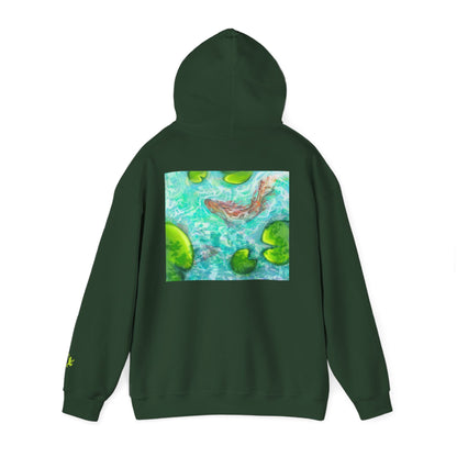 Nature-Inspired Unisex Hooded Sweatshirt, Comfortable Pullover, Casual Clothing, Eco-Friendly Gift, Chill Vibe Hoodie, Relaxing Outfit