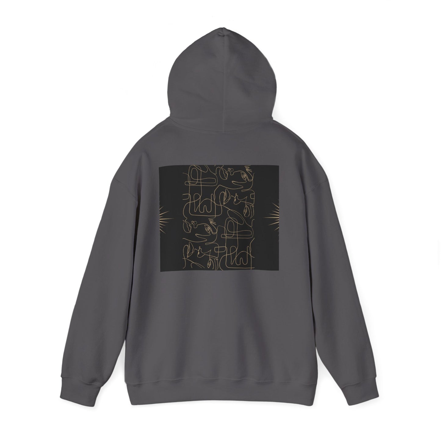 Lotus Design Hooded Sweatshirt, Unisex Hoodie, Cozy Fashion, Yoga Gift, Spiritual Apparel, Meditation Wear, Gift for Him, Gift for Her, Fall Crewneck, Autumn Vibes