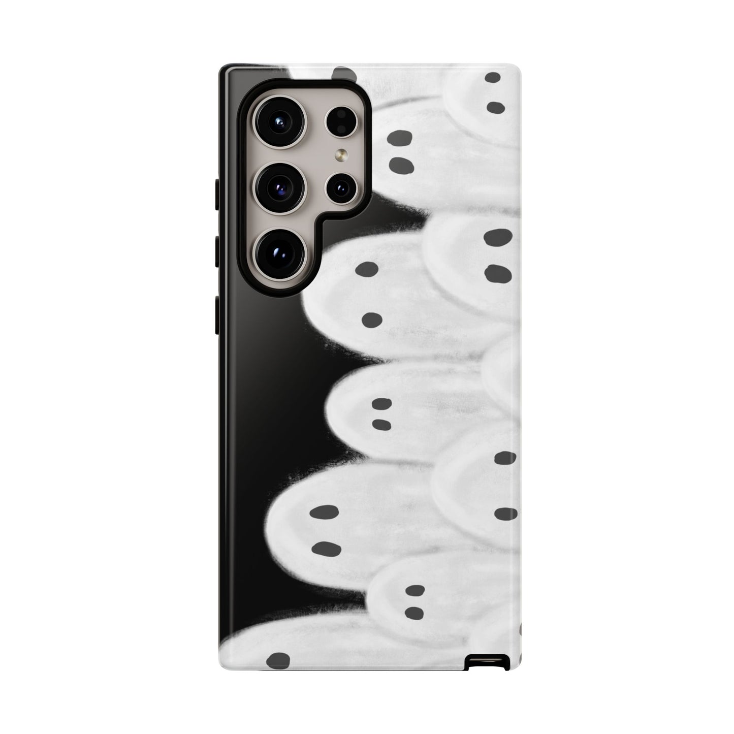 Painted Ghosts Phone Case | Ghostly Tough Phone Case for Spooky Style, Halloween Gift, Phone Cover, Ghost Theme, Unique Accessory, Spooky Season, Viral Painted Ghosts Inspired Design