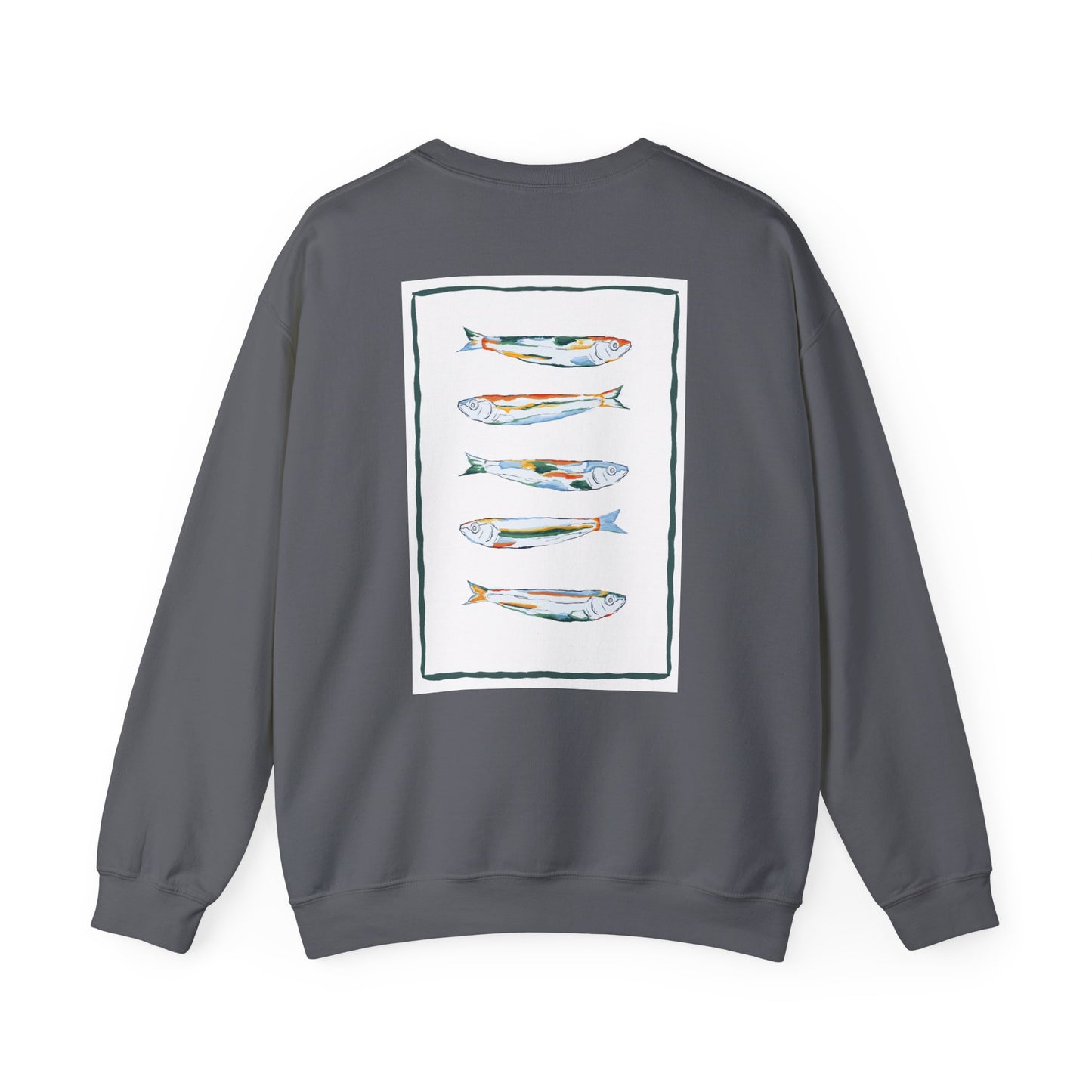 Funky Fish Crewneck Sweatshirt - Zen Frog Cozy & Calm Vibes for All, Perfect Gift for Nature Lovers, Relaxation, and Casual Wear