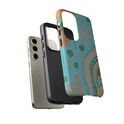 Whimsical Phone Case with Artistic Ocean Design, Floral Phone Cover, Unique Gift for Nature Lovers, Eco-Friendly Cell Accessories, [...]