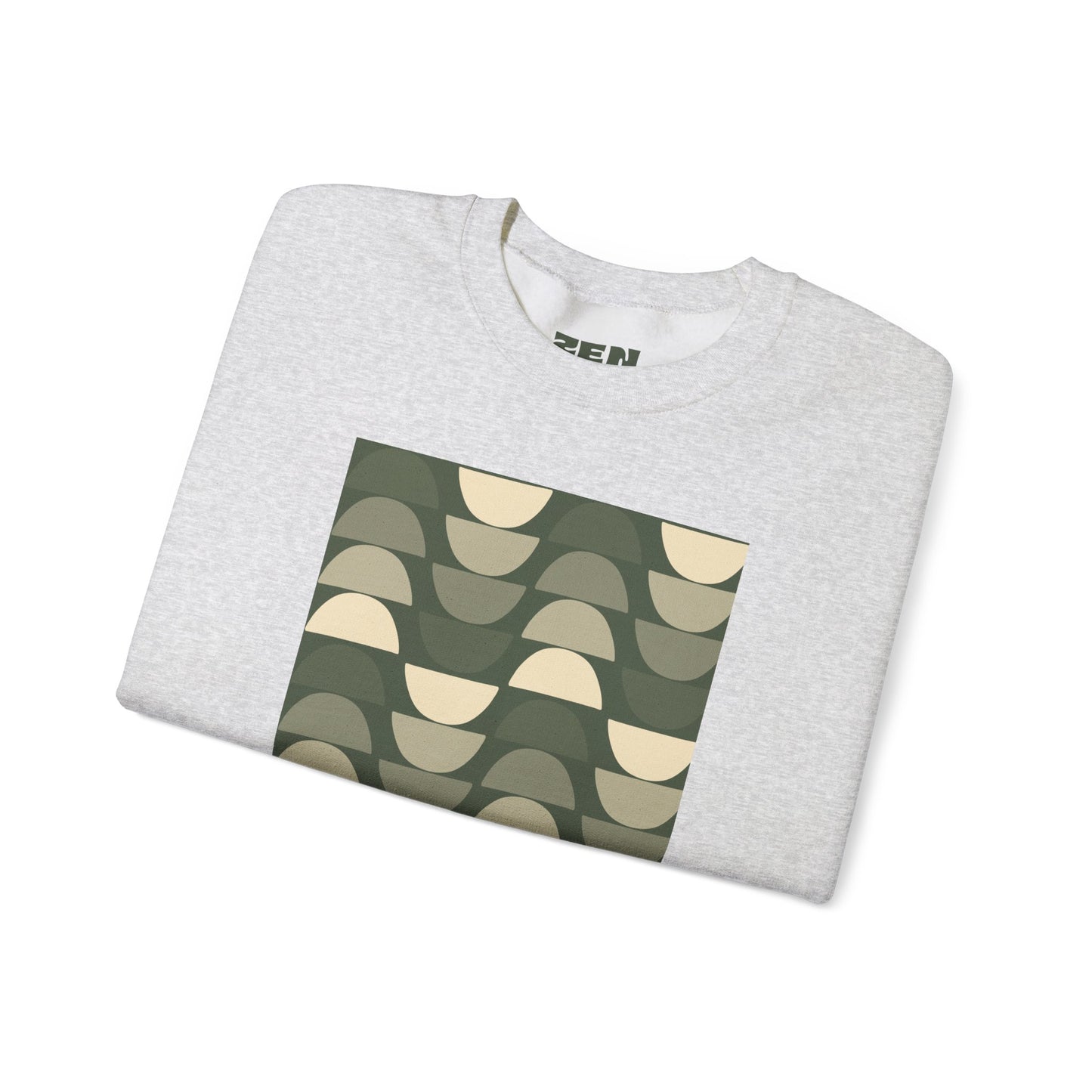 Stylish Geometric Crewneck Sweatshirt for Relaxed Vibes, Cozy Layer, Unisex Fashion Piece, Perfect Gift for Art Lovers, Casual Wear