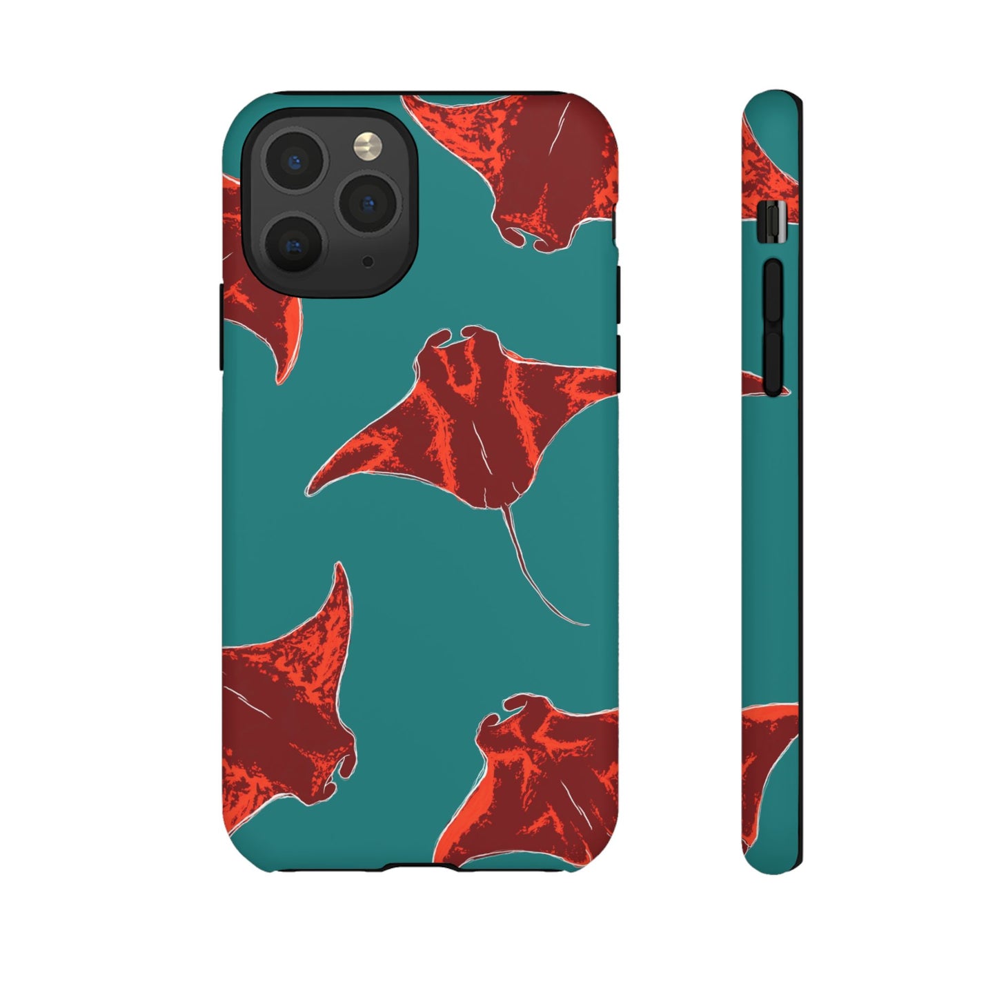 Manta Ray Phone Case, Tropical Phone Cover, Ocean Vibe Accessories, Summer Gift Idea, Marine Animal Merchandise