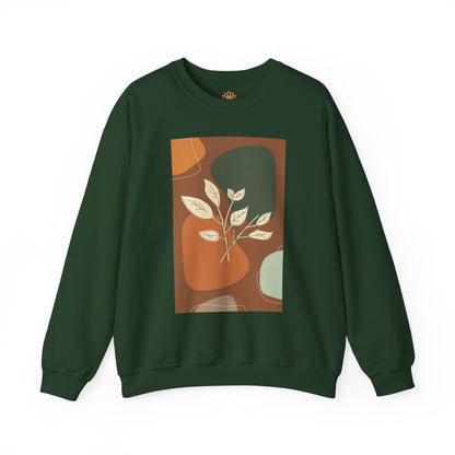 Botanical Print Crewneck Sweatshirt | Cozy Unisex Sweatshirt, Fall Fashion, Casual Wear, Gift for Her, Botanical Art