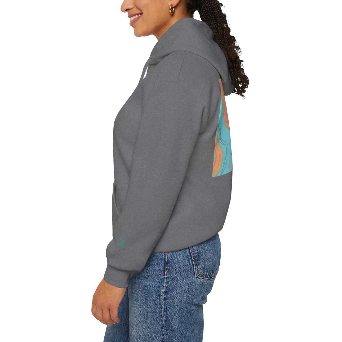 Chic Abstract Art Hoodie for Comfort & Style, Unisex Pullover, Cozy Sweatshirt, Trendy Gift for Art Lovers, Casual Outfit Must-Have