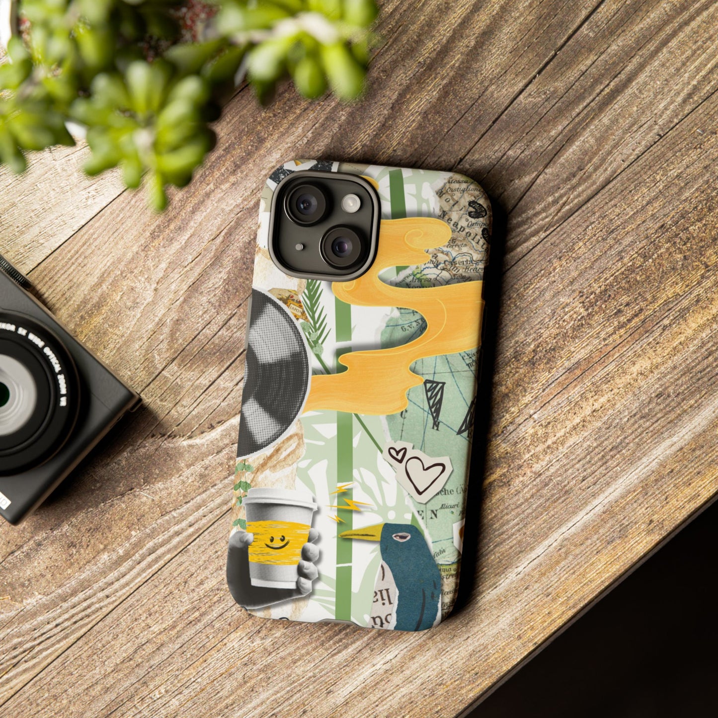 Artistic Phone Case, Unique Cell Phone Cover, Trendy Gifts for Music Lovers, Eco-Friendly Phone Accessory, Stylish Tech Gifts, Cool Cases, Unique Phone Cases