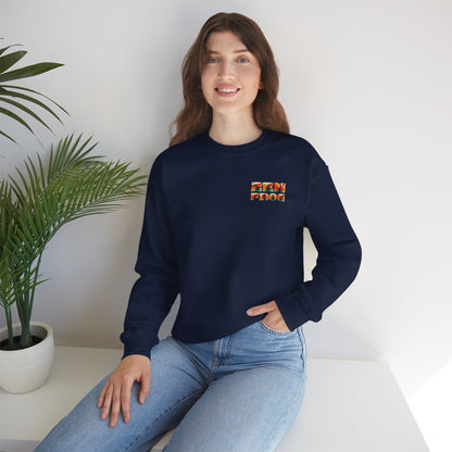 Funky Snake Unisex Crewneck Sweatshirt, Cozy Apparel, Unique Gift, Snake Art, Relaxed Style, Perfect for Casual Outings