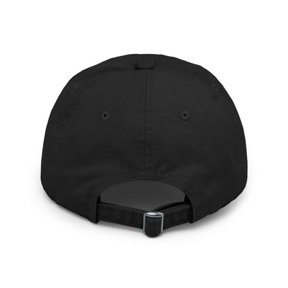 Distressed Cap — “Only a Step” Retro Mountain Sunset Hat