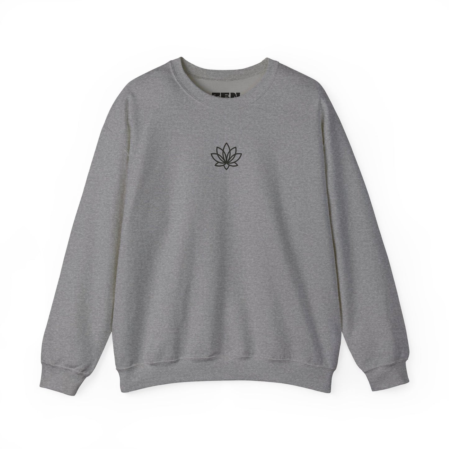 Lotus & Sun Graphic Sweatshirt, Relaxed Fit Crewneck, Perfect Gift for Spring, Cozy Fashion, Unisex Apparel, Gift for Him, Gift for Her, Fall Vibes, Autumn Crewneck