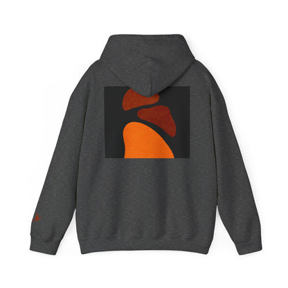 Artistic Unisex Hooded Sweatshirt - Cozy Streetwear, Casual Outfit, Perfect Gift, Fall Fashion, Graphic Hoodie