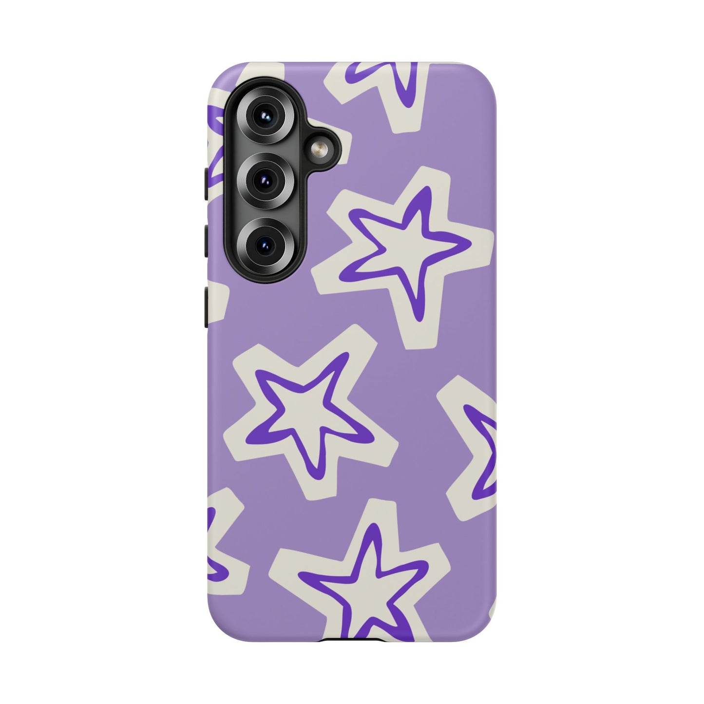 Starry Pattern Phone Case, Cute Star Design, Tough Phone Cover, Gifts for Her, Stylish Phone Accessory