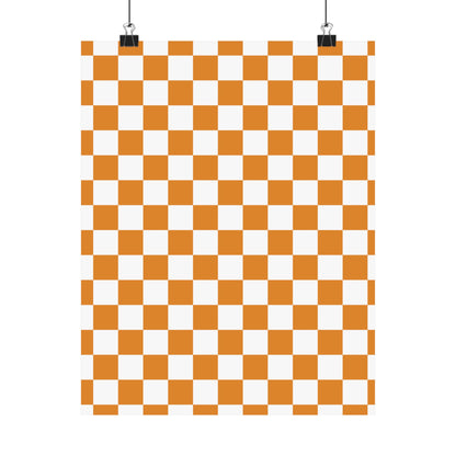 Matte Vertical Checkered Posters, Home Decor, Wall Art, Room Decor, Gift for Her, Modern Aesthetic, Art Print