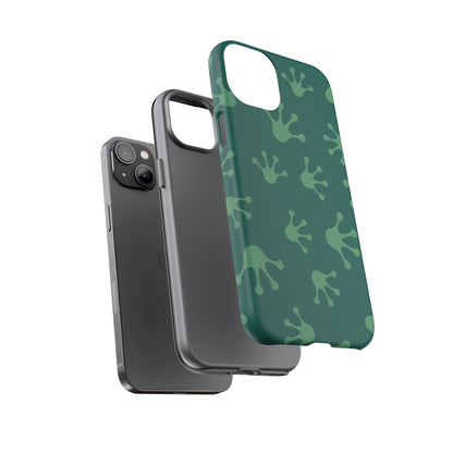 Frog Print Phone Case, Nature Lover Gift, Eco-Friendly Cover, Fun Green Design, Unique Frog Accessories