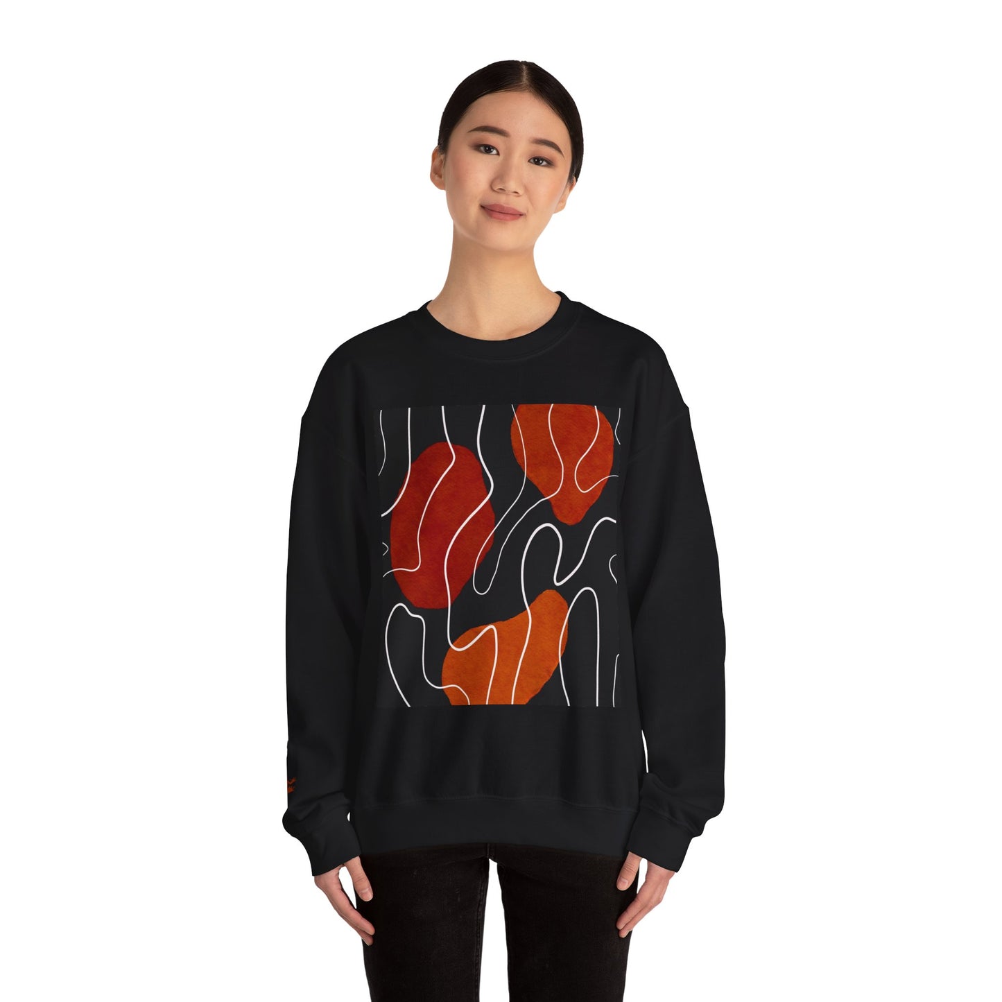 Abstract Modern Crewneck Sweatshirt, Cozy Casual Wear, Gift for Art Lovers, Stylish Layering, Perfect for Fall/Winter, Unique Graphic [...]