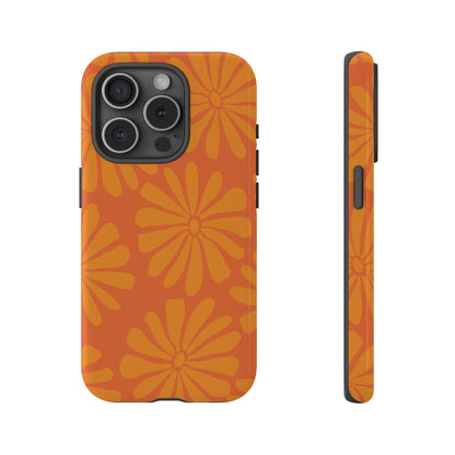 Stylish iPhone Case, Floral Phone Cover, Tough Phone Cases, Green Daisy Design, Unique Gift for Her, Spring Accessories