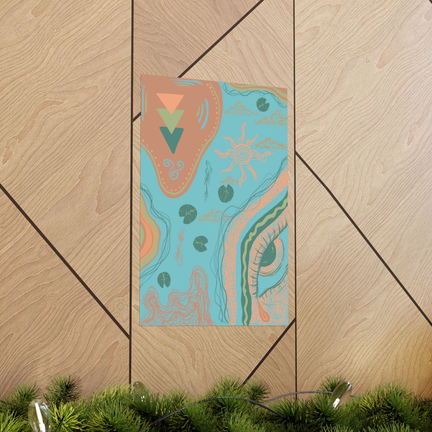 Bohemian Matte Vertical Posters, Wall Art Decor, Home Decoration, Gift for Art Lovers, Aesthetic Room Decor, Unique Wall Art