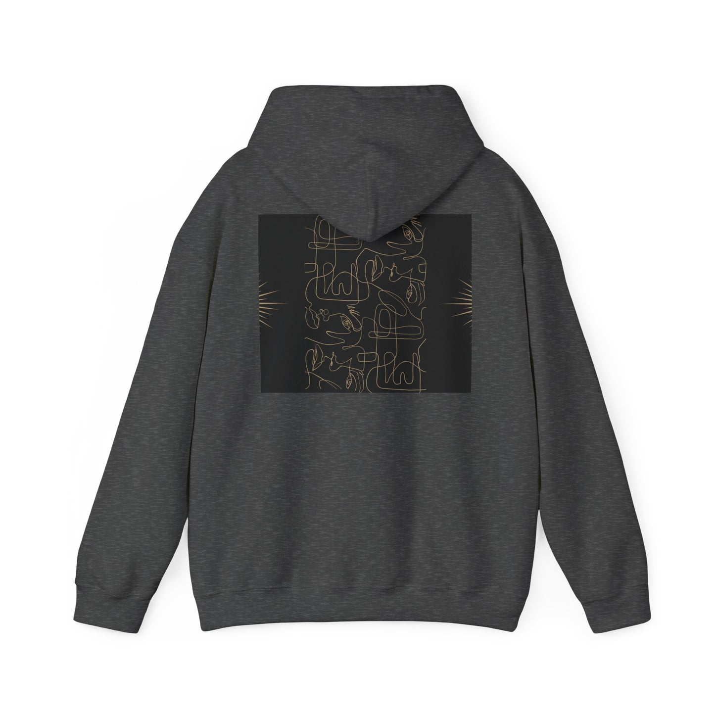 Lotus Design Hooded Sweatshirt, Unisex Hoodie, Cozy Fashion, Yoga Gift, Spiritual Apparel, Meditation Wear, Gift for Him, Gift for Her, Fall Crewneck, Autumn Vibes