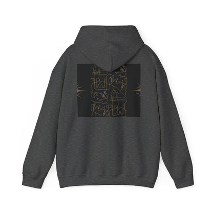 Lotus Design Hooded Sweatshirt, Unisex Hoodie, Cozy Fashion, Yoga Gift, Spiritual Apparel, Meditation Wear, Gift for Him, Gift for Her, Fall Crewneck, Autumn Vibes