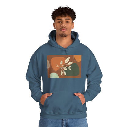 Botanical Design Unisex Hoodie, Cozy Sweatshirt for Nature Lovers, Gift for Friends, Autumn Fashion, Comfortable Casual Wear