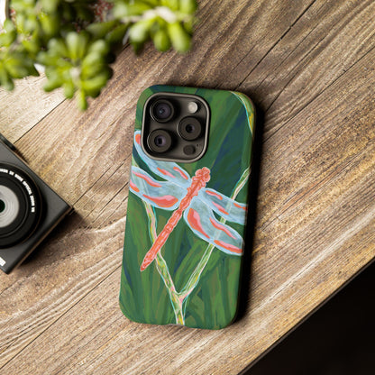 Dragonfly Phone Case, Tough Cases for Nature Lovers, Unique Phone Cover, Eco-Friendly Gift, Colorful Protection