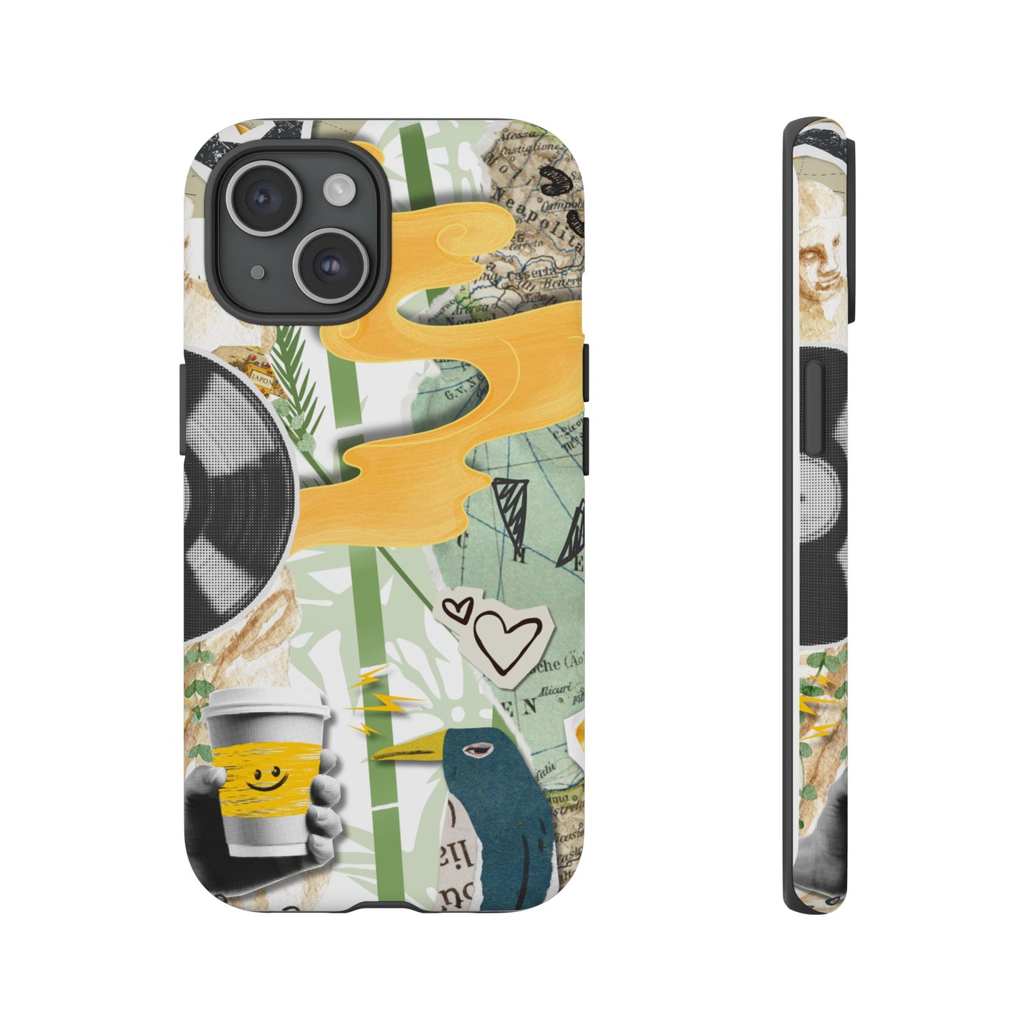 Artistic Phone Case, Unique Cell Phone Cover, Trendy Gifts for Music Lovers, Eco-Friendly Phone Accessory, Stylish Tech Gifts, Cool Cases, Unique Phone Cases