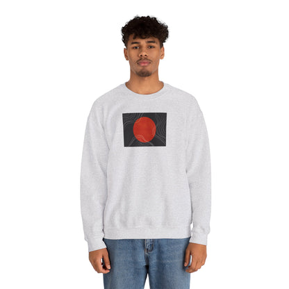 Minimalist Sunset Crewneck Sweatshirt, Cozy Unisex Sweater for Everyday Wear, Gift for Fall, Layering Essential