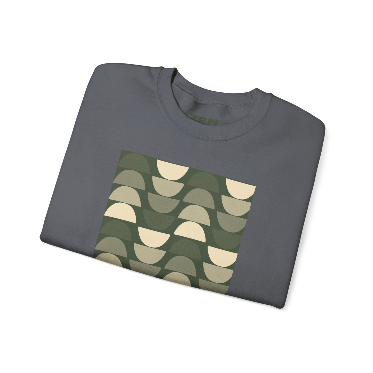 Stylish Geometric Crewneck Sweatshirt for Relaxed Vibes, Cozy Layer, Unisex Fashion Piece, Perfect Gift for Art Lovers, Casual Wear