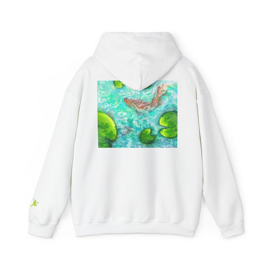 Nature-Inspired Unisex Hooded Sweatshirt, Comfortable Pullover, Casual Clothing, Eco-Friendly Gift, Chill Vibe Hoodie, Relaxing Outfit