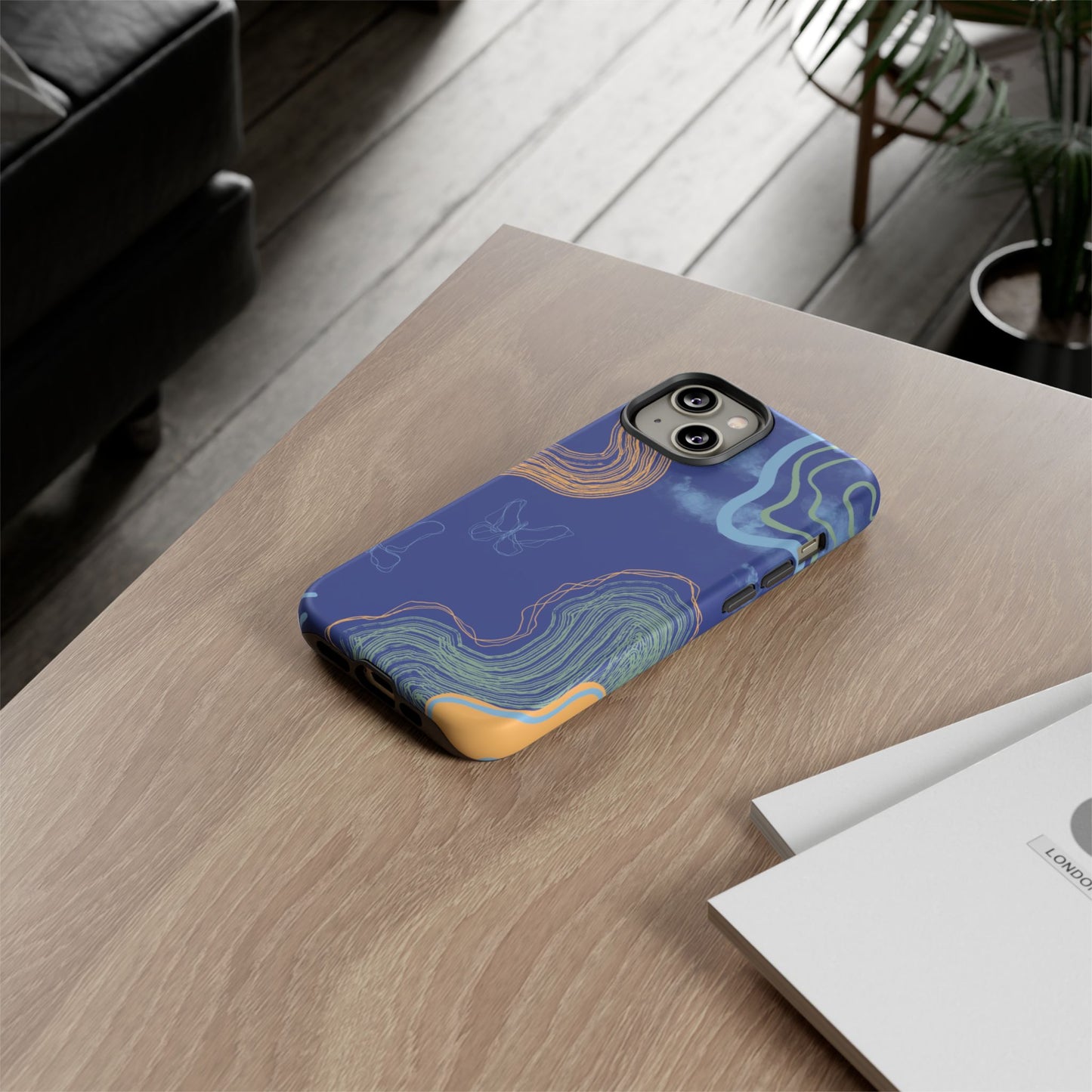 Artistic Phone Case, Abstract Phone Cover, Gift for Her, Modern Design, Boho Phone Case, Unique Phone Accessories