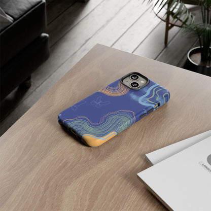 Artistic Phone Case, Abstract Phone Cover, Gift for Her, Modern Design, Boho Phone Case, Unique Phone Accessories