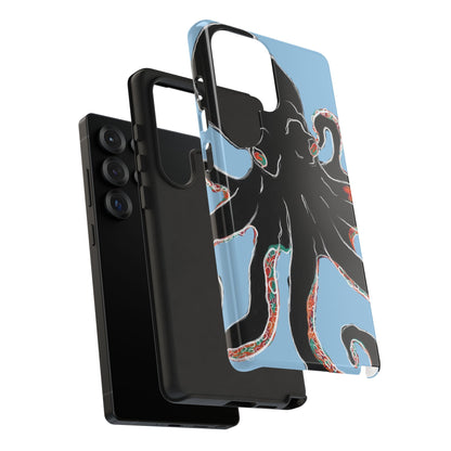 Octopus Tough Phone Case, Sea Creature Design, Ocean Lover Gift, Unique Phone Cover, Underwater Artwork